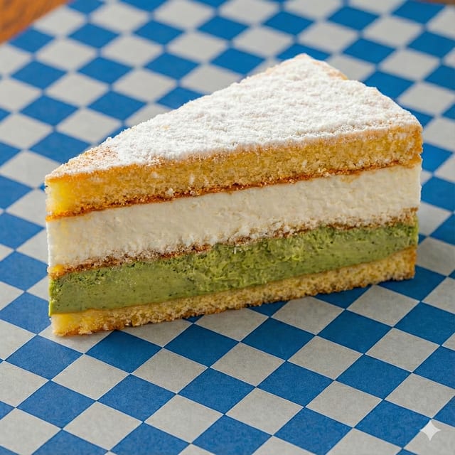 Pistachio & Ricotta Cake.