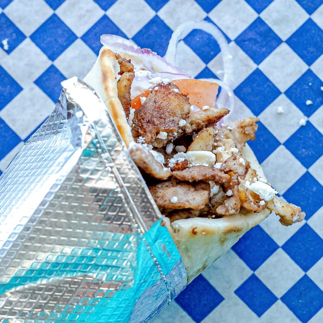 Chicken Gyro Sandwich.