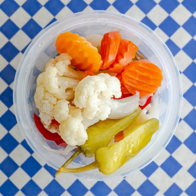 Side Pickled Vegetables.